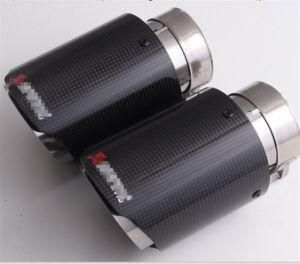 Apeixoto 3.5 Inch Tip Tailpipe 3.5 Inch Inlet 5&quot; Outlet 12&quot; Long Polished Stainless Steel Universal Trucks Car Exhaust Tip Tailpipe